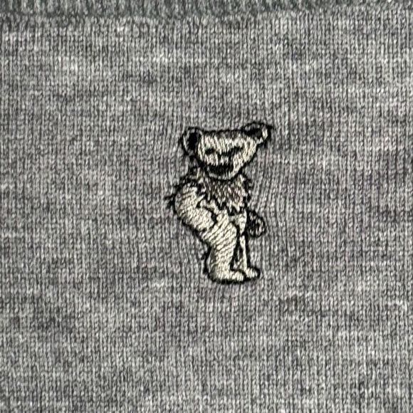 Sec 119 Grateful Dead Grey Dancing Bear Sweater size medium - Picture 8 of 8